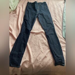 Dark Wash Skinny Leg Jeans